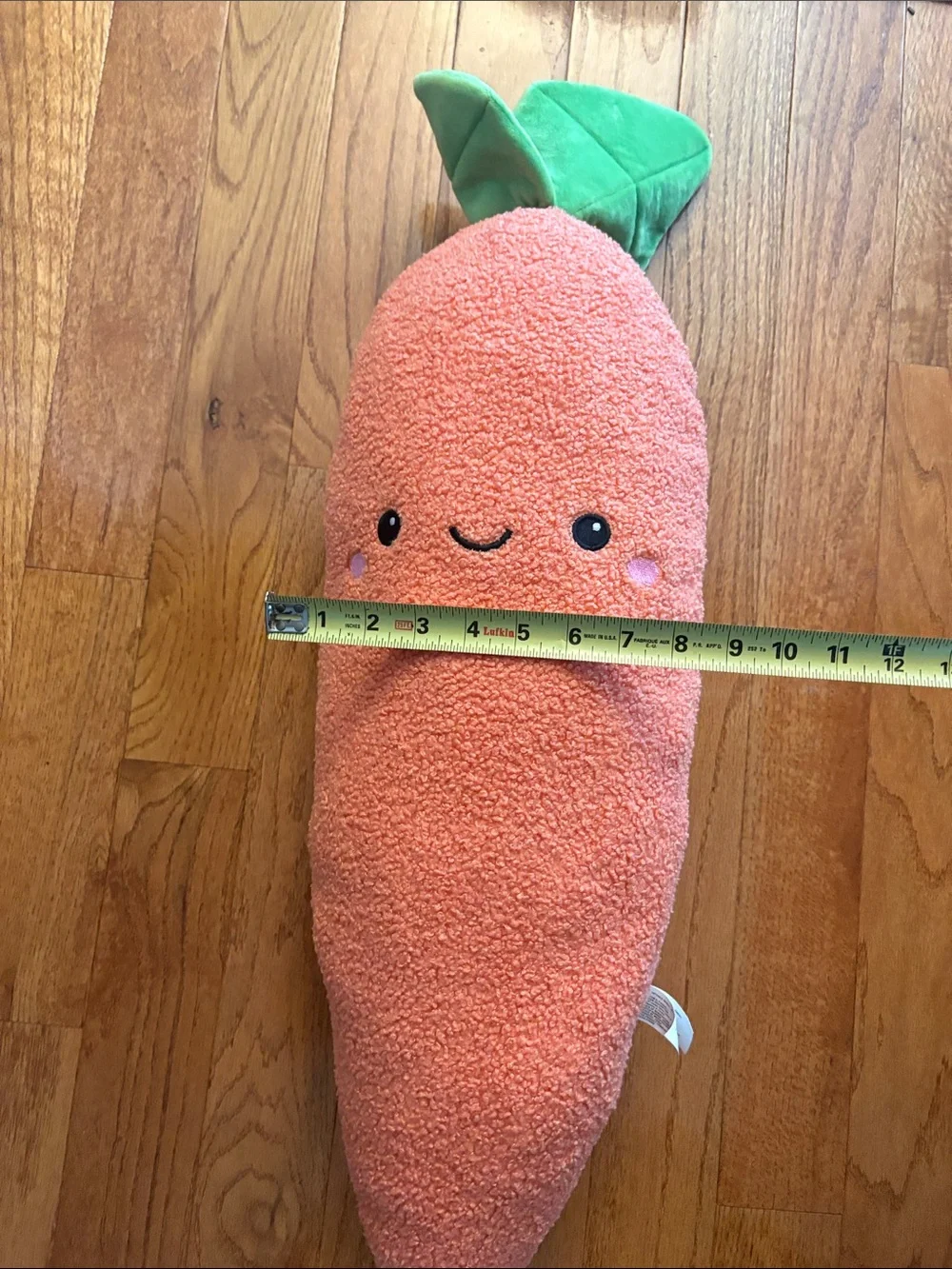 Giant carrot dog toy